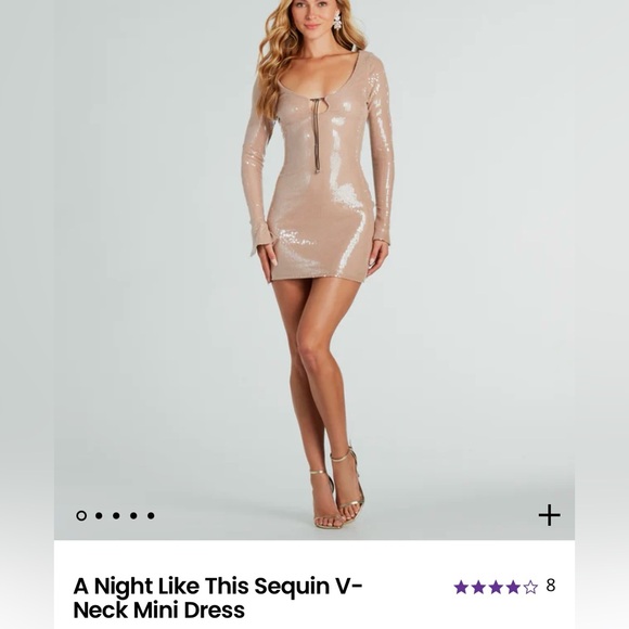 A NIGHT LIKE THIS - SEQUIN DRESS - Picture 1 of 4